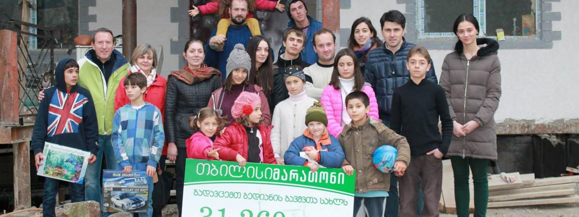 Visiting Bediani - TbilisiMarathon Beneficiary. 